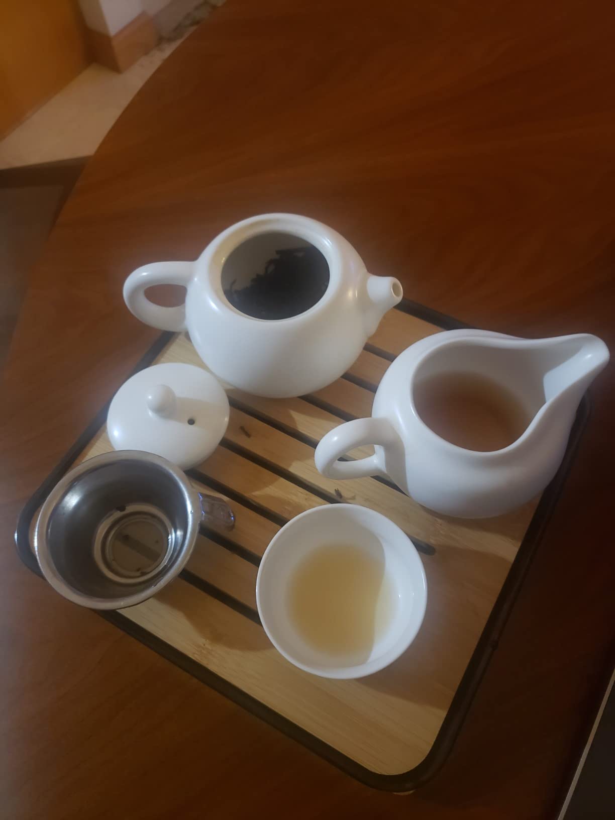 Chinese Tea Set, Gongfu Teaset, Travel Teapot Tea Set, Portable Tea Cup Set customer photo 1