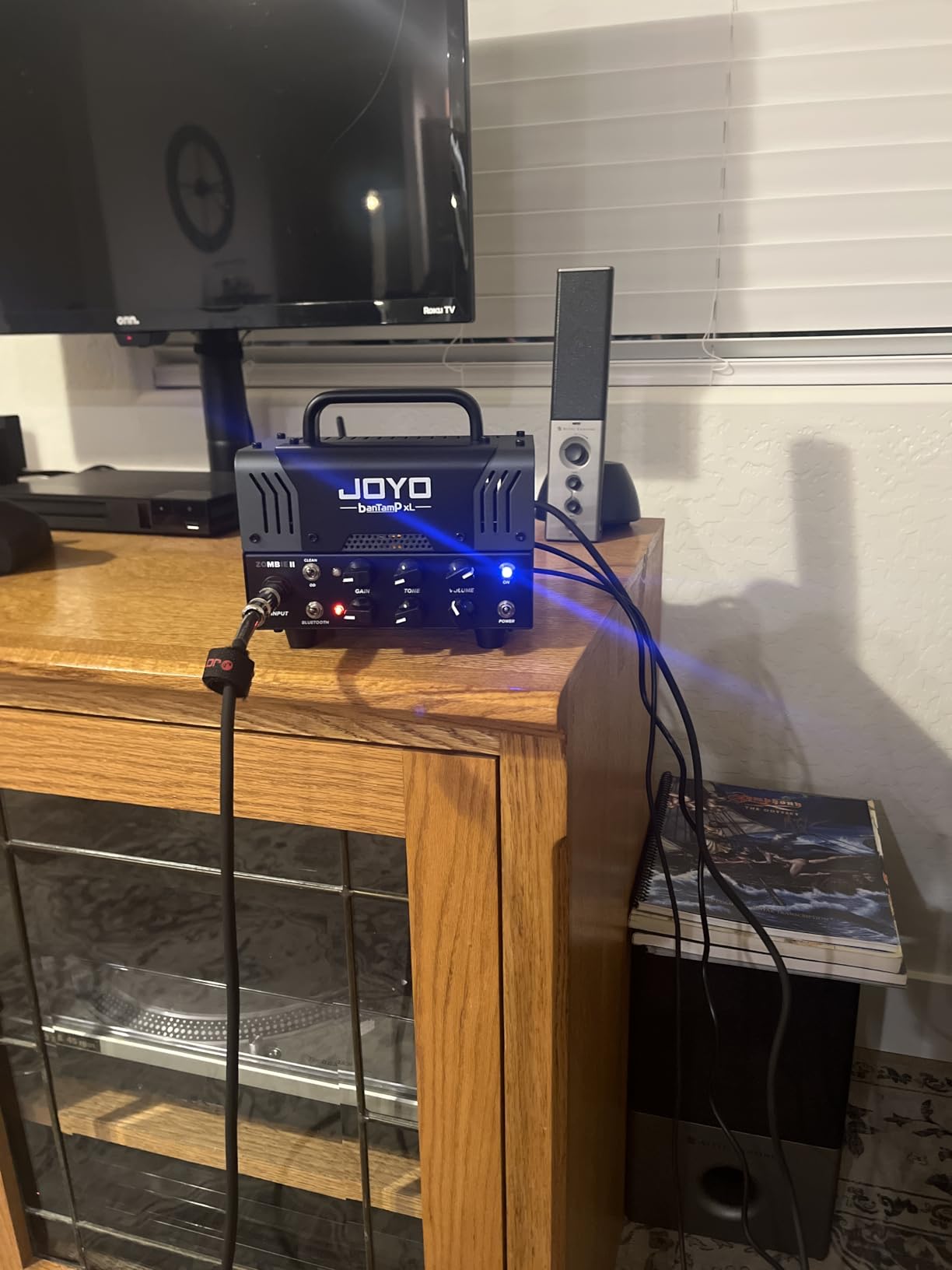 JOYO Zombie-II BanTamp XL Series Mini Amp Head 20W Hybrid Tube 2-Channel Guitar Amplifier with Bluetooth (No Sound, Need Extra Speaker) customer photo 2