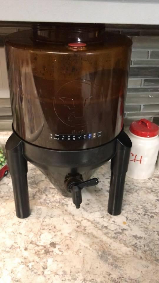 Premium Beer Making Kit w/Bottles - NO AIRLOCK OR Siphon Required - Conical Fermenter Eliminates Sediment and Makes Great Tasting Beer at Home - Includes Our 2 Gal. American Ale Recipe customer photo 2