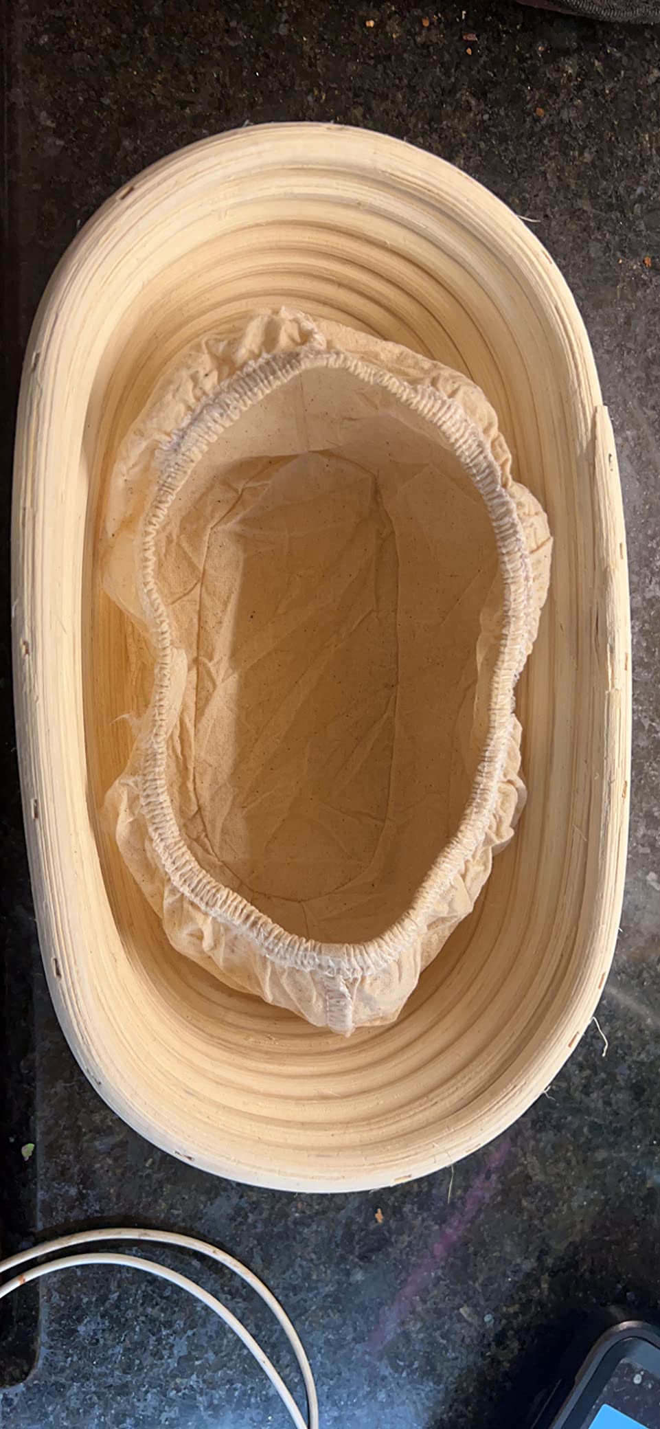 Boao 6 Pcs Bread Banneton Proofing Basket Liner Cloth Cover, Oval, 10