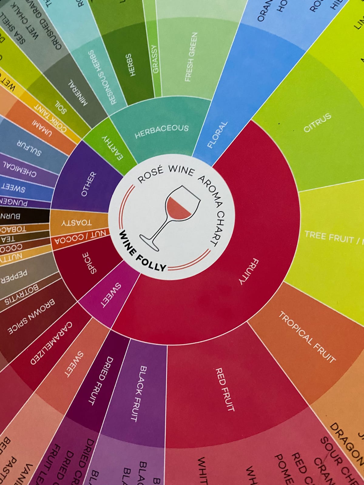 Wine Folly Wine Aroma Wheel Charts – 4-Pack for Red, White, Rosé & Sparkling | Wine Tasting Guide with Aromatic Compound Info | Durable, Glossy Educational Chart Set customer photo 2