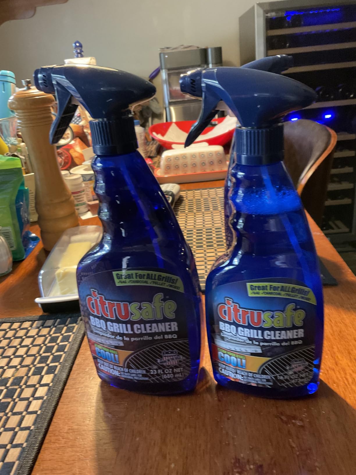 Citrusafe BBQ Grill Cleaner Spray for Outdoor Grill 16 OZ – Safe Heavy Duty Cleaner for Burnt Food & Grease – Degreases & Cleans Grates, Racks, Pellet, Ovens, Flat Top Grills, and Electric Smokers customer photo 2