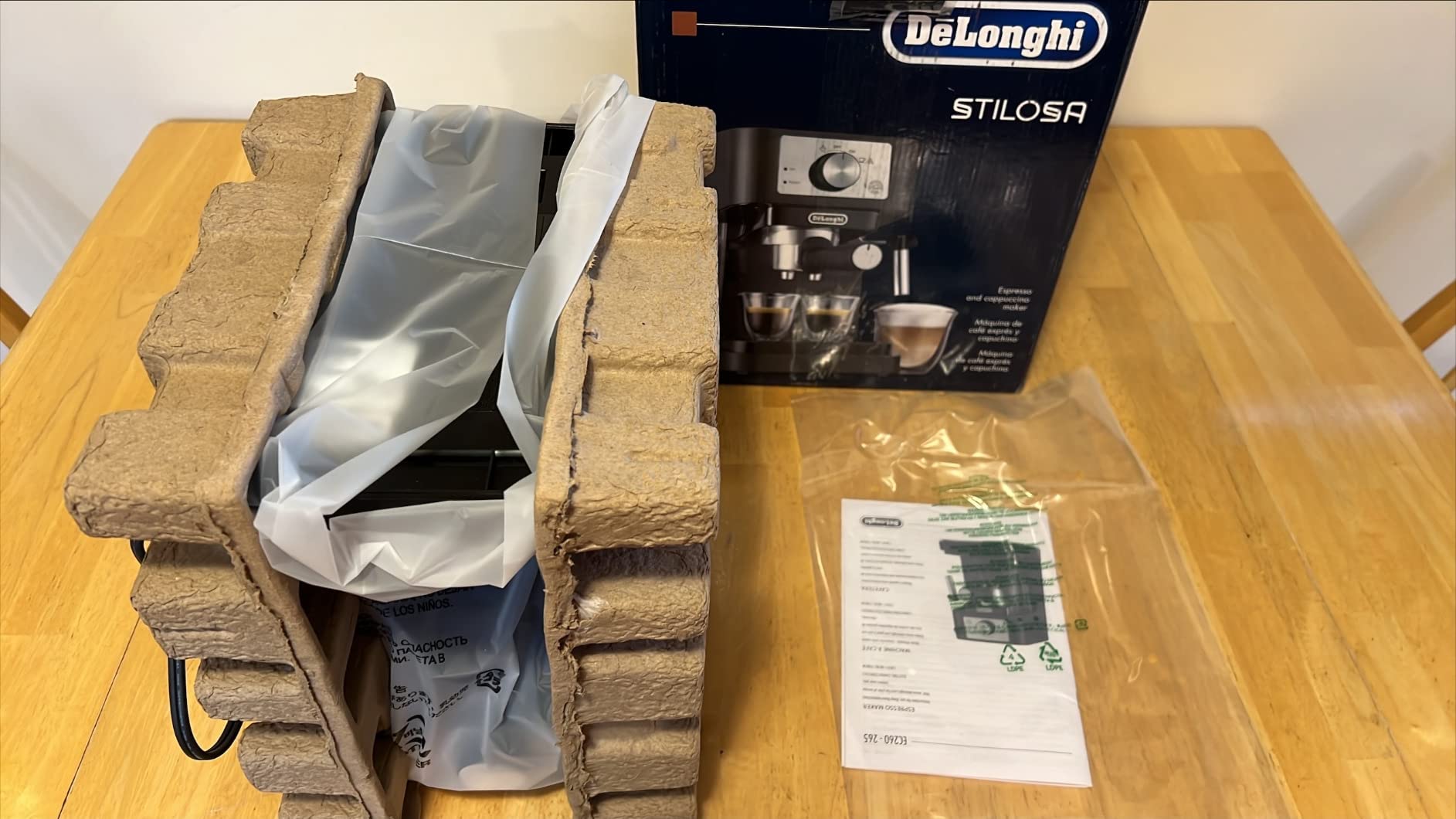 De'Longhi Stilosa Compact Manual Espresso Machine, Manual Milk Frother customer photo 1