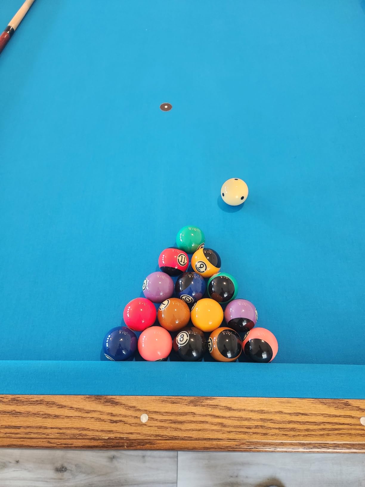 Arith Tournament Black TV Billiard Pool Ball Set 2 1/4