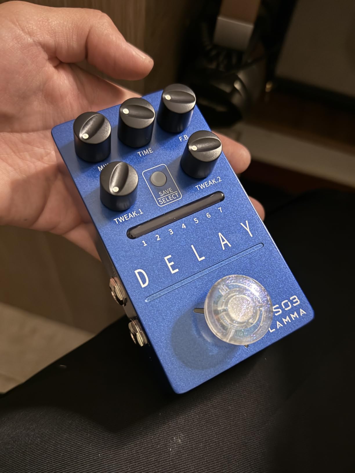 FLAMMA FS03 Electric Guitar Delay Effects Pedal with Looper Stereo Digital Sound 6 Delay Effects Storable Preset Tap Tempo Trail On True Bypass for Pedal Boards customer photo 1