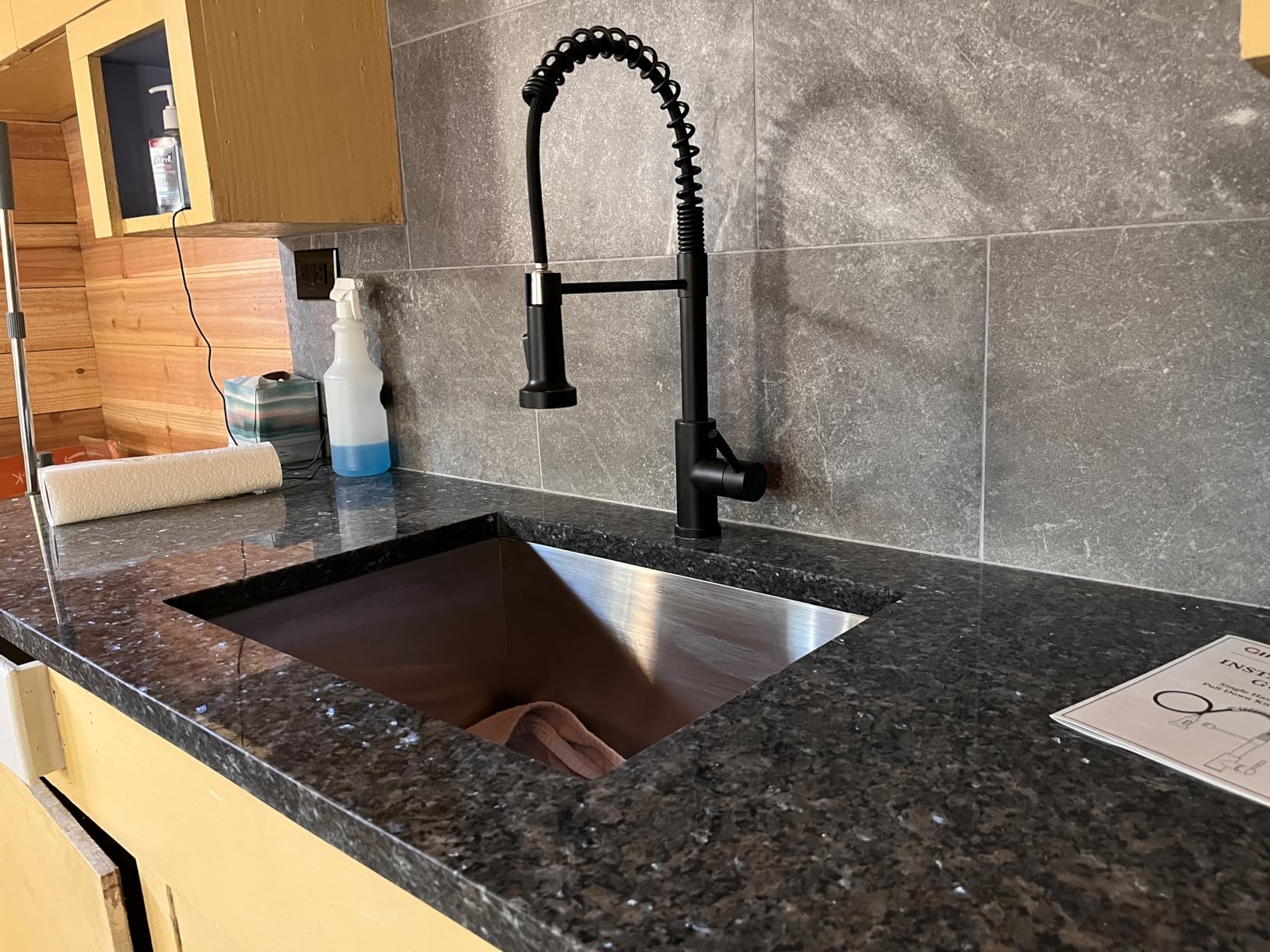 Sarlai 33 Inch Undermount Kitchen Sink - 33 x19 Kitchen Sink Undermount Single Bowl Stainless Steel 16 Gauge Under Counter Sink With Accessories Round Corners customer photo 2