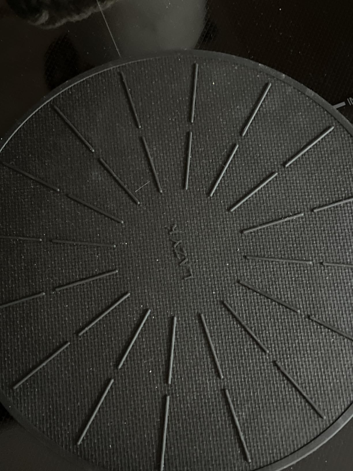 Lazy K Induction Cooktop Mat - Silicone Fiberglass Scratch Protector - for Magnetic Stove - Non Slip Pads to Prevent Pots from Sliding During Cooking, Black (11 inches) customer photo 2