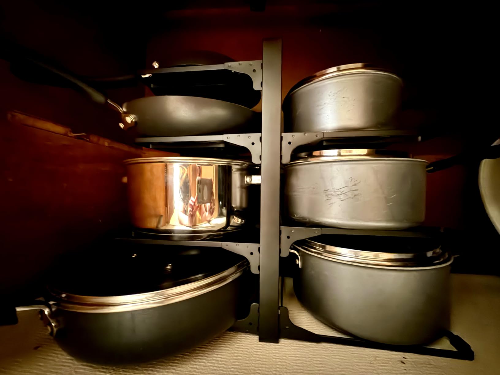 ORDORA Pots and Pans Organizer Under Cabinet 16.6