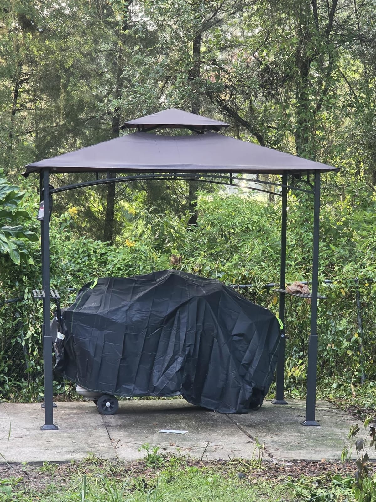 ABCCANOPY 8x5 Grill Gazebo BBQ Shelter with 2 LED Lights, Khaki customer photo 1