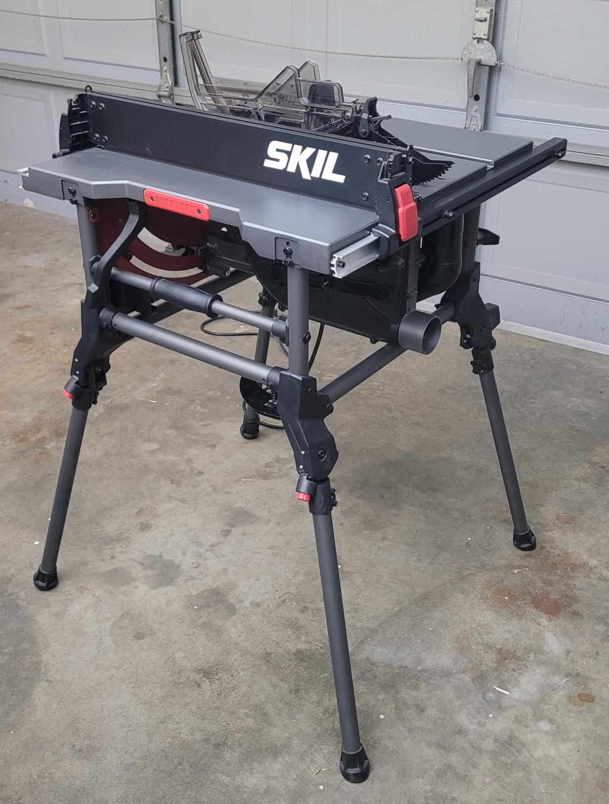 SKIL 15 Amp 10 Inch Portable Jobsite Table Saw with Folding Stand (TS6307-00) customer photo 1