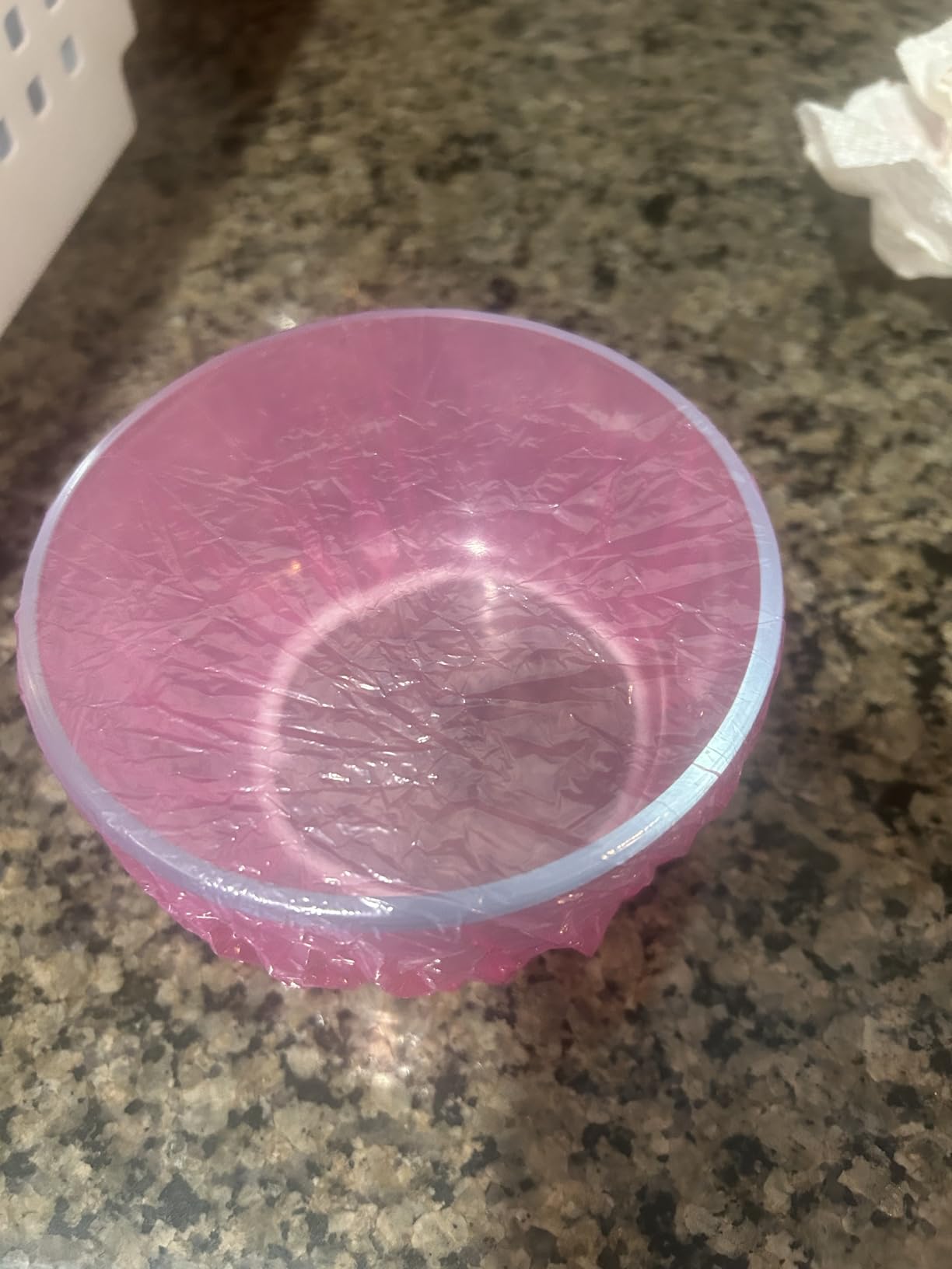 60 Pcs Reusable Elastic Food Bowl Covers 3 Sizes BPA Free for Kitchen | Translucent Stretchable, Colorful, Alternative to Foil & Plastic Wrap, BPA Free customer photo 1