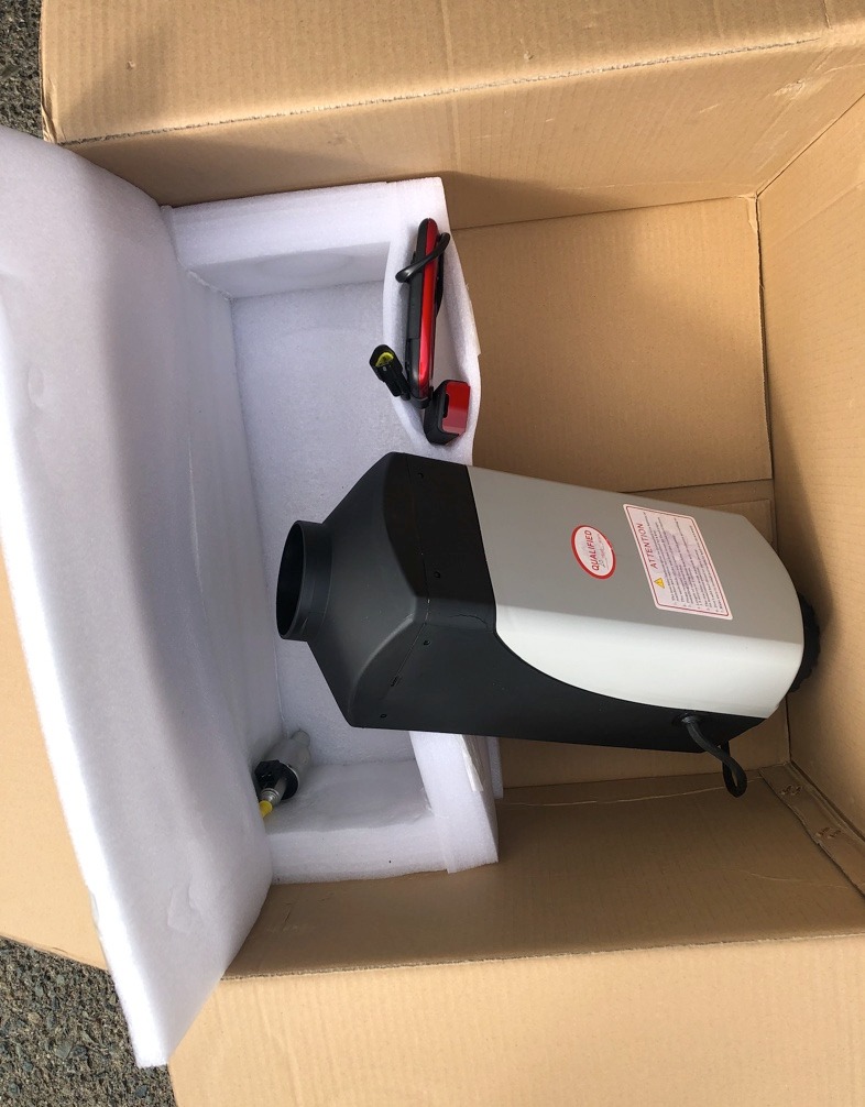 Diesel Heater 5KW, 15L Tank, Diesel Air Heater 12V, Muffler, Diesel Parking Heater with LCD Thermostat Monitor of Plateau Version & Remote Control for RV, Trailer, Boat, Truck and Motor-home customer photo 1
