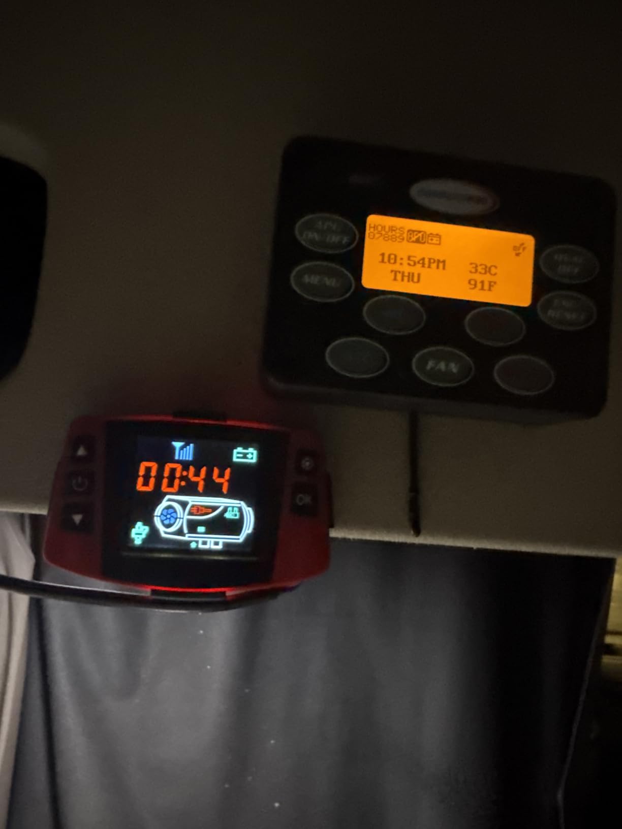 Diesel Heater 5KW, 15L Tank, Diesel Air Heater 12V, Muffler, Diesel Parking Heater with LCD Thermostat Monitor of Plateau Version & Remote Control for RV, Trailer, Boat, Truck and Motor-home customer photo 2