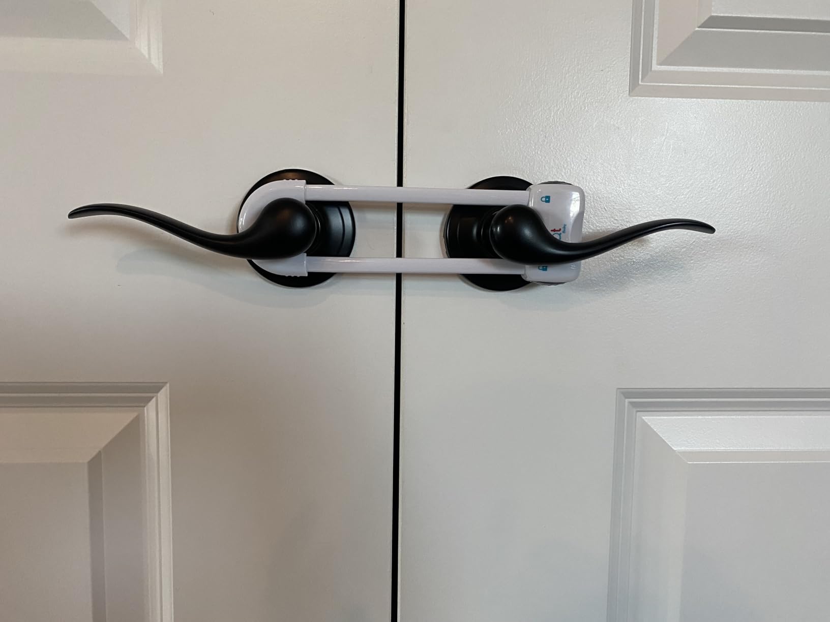 QT BABY Baby Proofing Cabinet Locks | Adjustable U Shaped Baby Safety Latches for Drawers, Fridge, Closet |Modern Baby Proofing Cabinet Lock with Extra Secure Lock Buttons (Pack of 2, White) customer photo 1