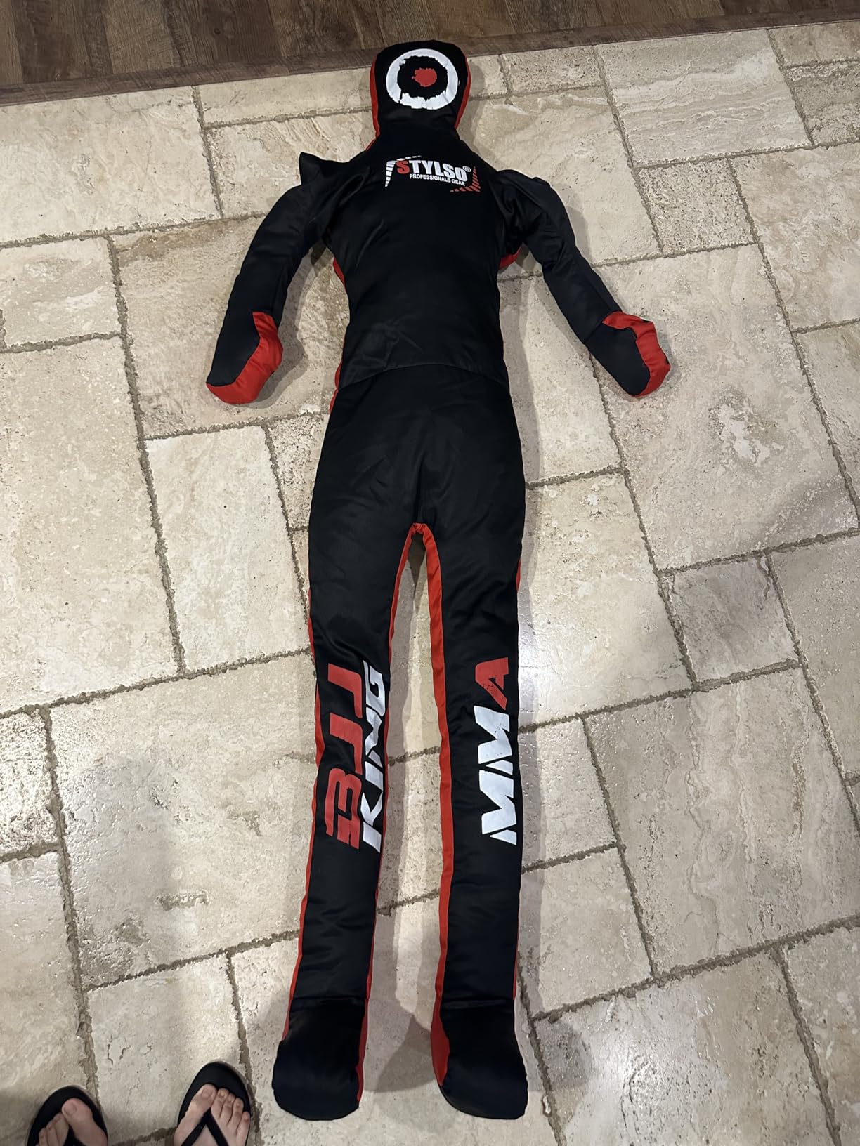 Unfilled Grappling Dummy - Adult Life Size Wrestling & BJJ Training Dummy, MMA Jiu Jitsu Judo Takedown & Throwing Practice, Heavy-Duty Triple-Stitched Canvas Submission Dummy customer photo 2