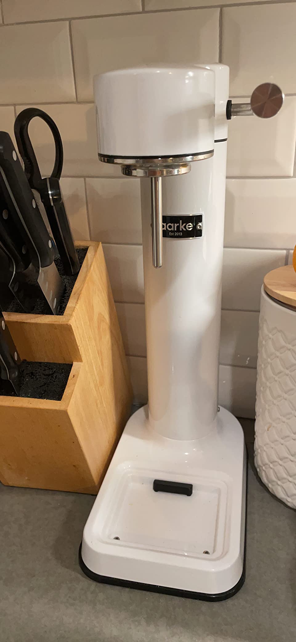 Aarke Carbonator 3 - Premium Sparkling Water Maker, Matte Black | Stainless Steel, Cordless Soda Maker for Home, Carbonated Water Machine, BPA-free PET Bottle Included customer photo 2