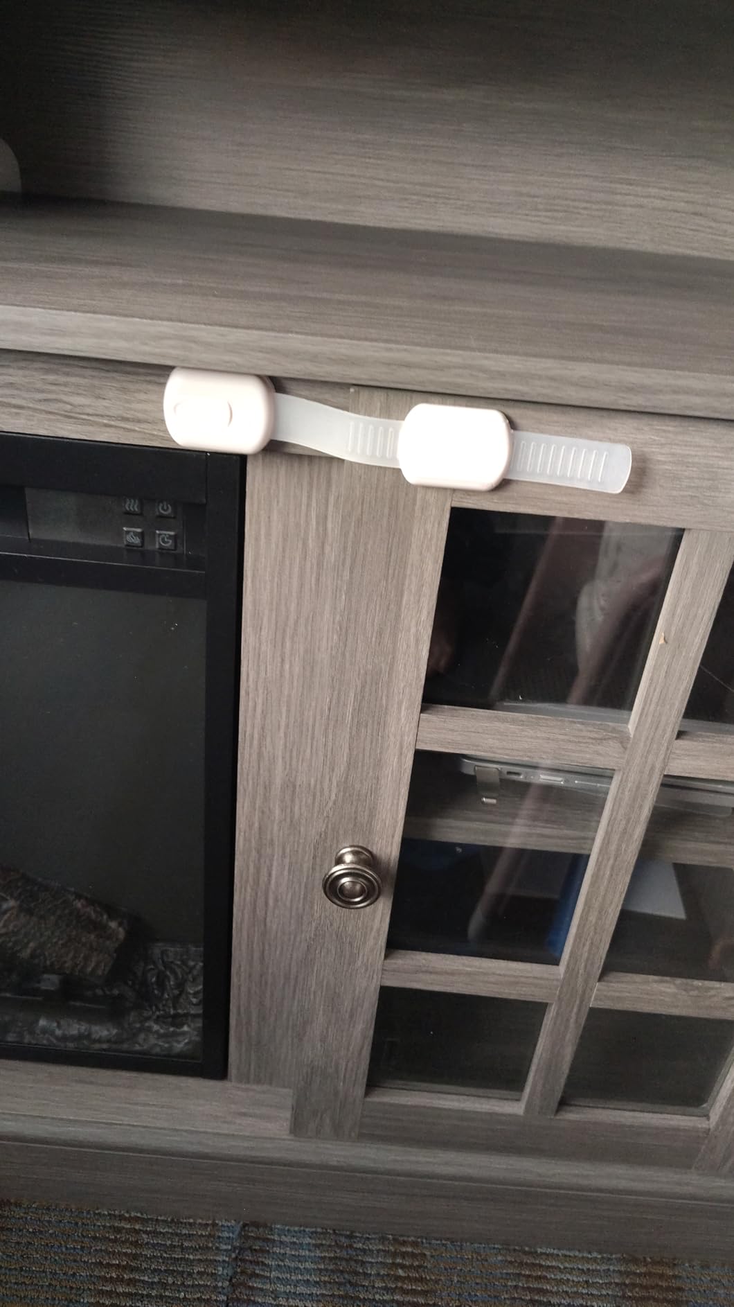 4our Kiddies 14 Pack Cabinet Locks Baby Proofing, Adjustable Drawer Lock customer photo 2