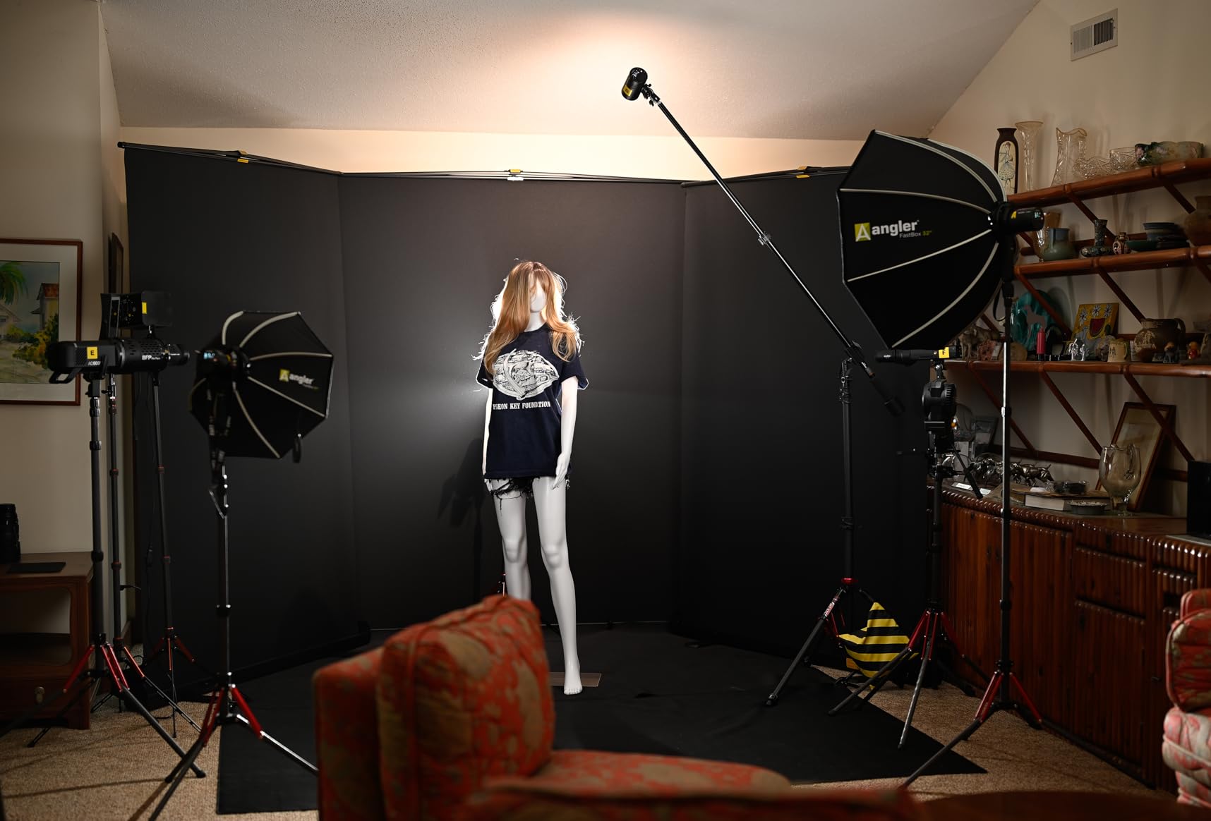 【Wider Style】 RAUBAY 78.7 x 82.7in Large Collapsible Green Screen Backdrop | Portable Retractable Chroma Key Panel Photo Background with Stand for Video Conference, Photographic Studio, Streaming customer photo 1