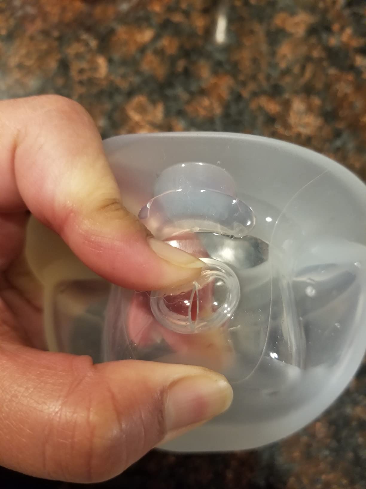 Elvie Curve - Manual Wearable Breast Pump - Hands-Free, Kick-Proof, Portable Silicone Pump that Can Be Worn in-Bra for Gentle, Natural Milk Expression - Breast Feeding Essentials customer photo 1