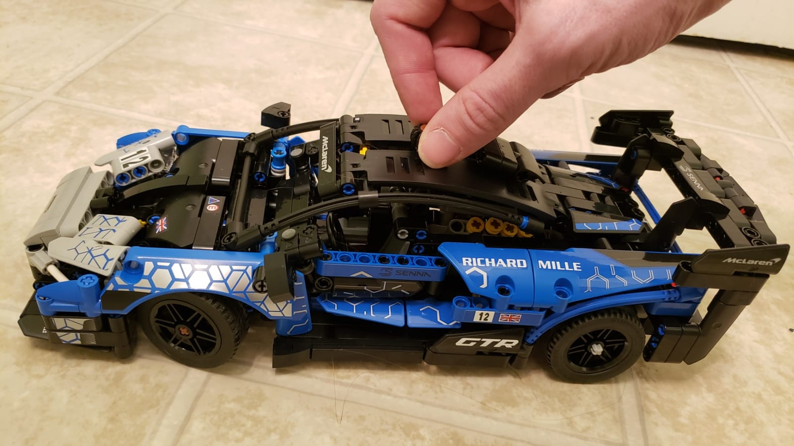 LEGO Technic McLaren Senna GTR 42123 Racing Sports Collectable Model Car Building Kit, Car Construction Toy, Gift Idea for Kids, Boys and Girls customer photo 1
