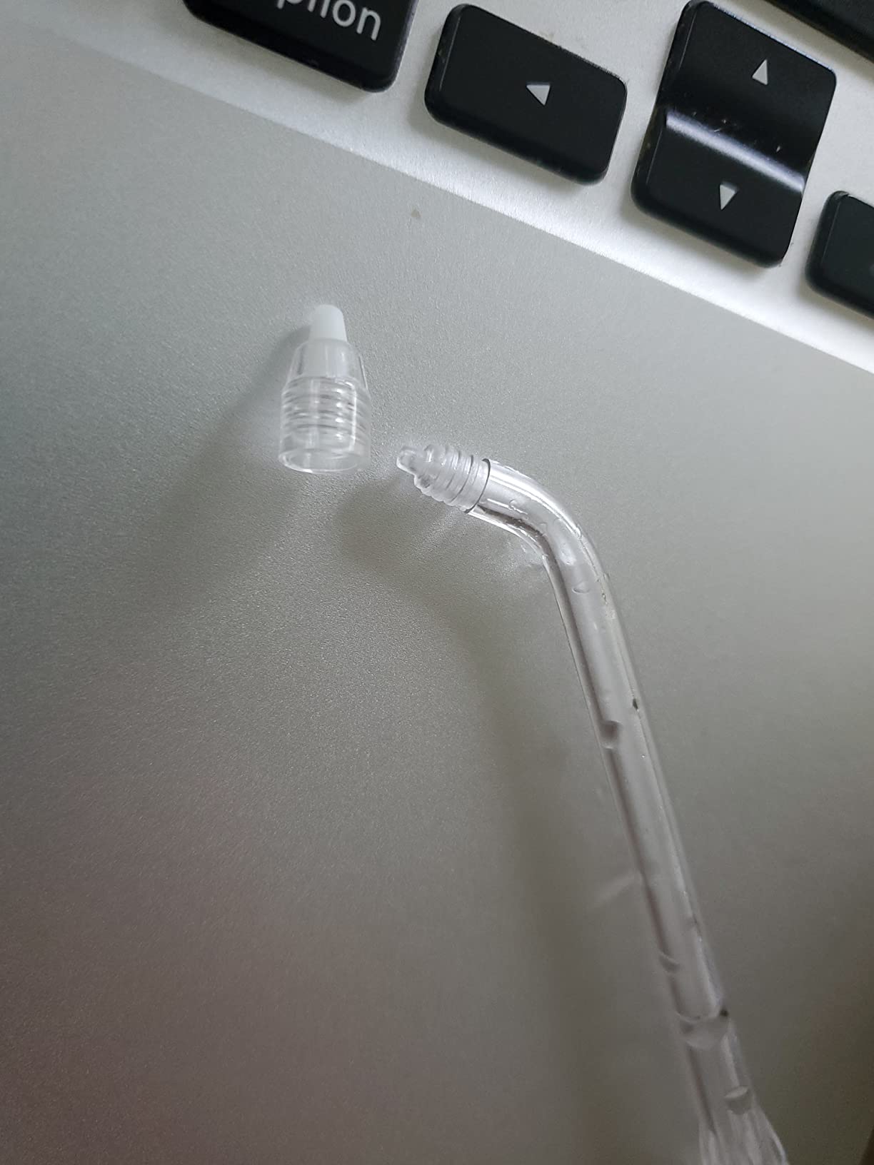 Water Flosser [ Mini Cordless Portable ] Oral Irrigator Water Teeth Cleaner Pick, Telescopic Water Tank, 3 Modes & IPX7 Waterproof, Home & Travel Water Floss for Teeth, Braces Bridges Care (White) customer photo 1
