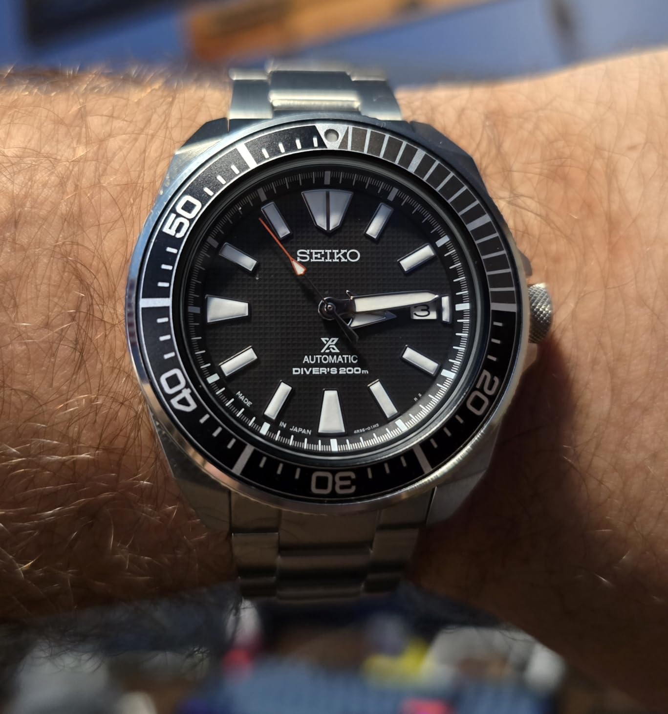 SRPF03 Automatic Dive Watch for Men - Prospex Special Edition - LumiBrite Hands, Hardlex Crystal - Water Resistant 200M customer photo 2