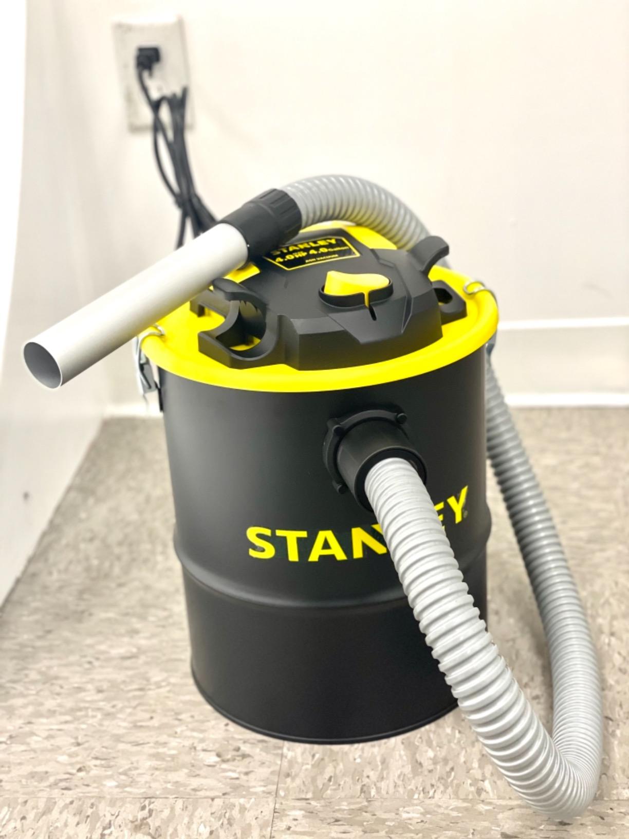 STANLEY Ash Vacuum Cleaner, Portable 4 Gal 4HP Hot Ash Vac SL18184 | 4 Gal Metal Tank Double Filtration Heat-Resistant Ash Vacuum for Pellet Stoves, BBQ Grill, Wood Stoves, Fireplace & Fire Pits customer photo 2