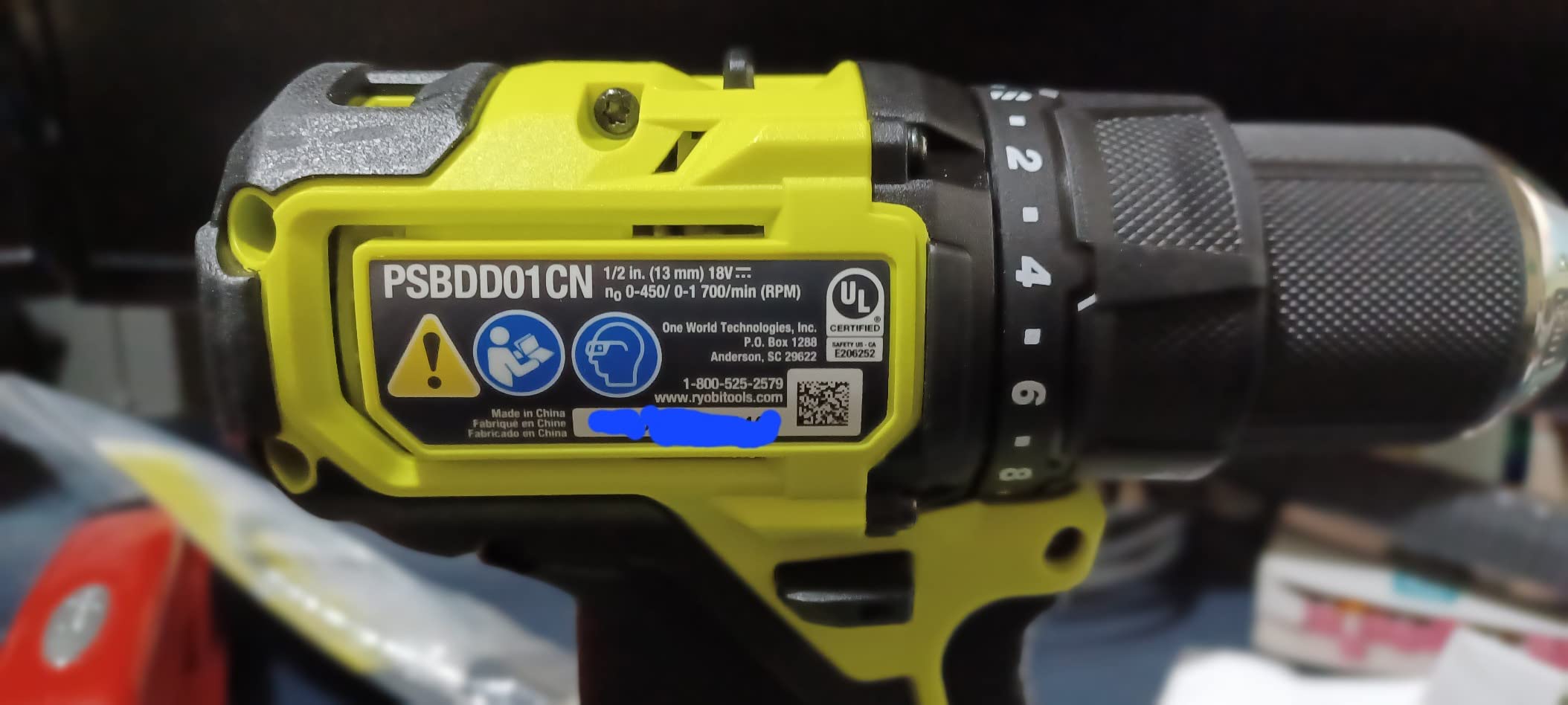 Ryobi ONE+ HP 18V Cordless Compact Brushless 1/2