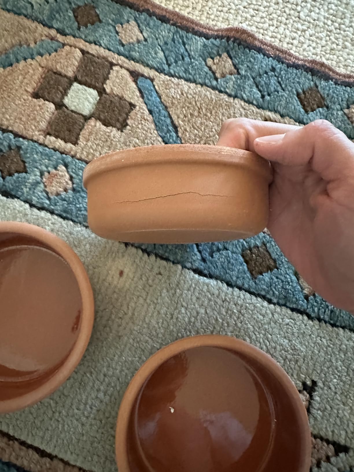 Areste Mexican Clay Cookware Set (Set of 6)- Terracotta Cooking Pots, Bowls, Plates, and Serving Dishes - Premium Spanish Earthenware for Baking, Yogurt, Kheer, Meat, Vegetables, Turkish Cuisine - Cazuelas Cocina Mexicana -Clay Pot for Cooking customer photo 2