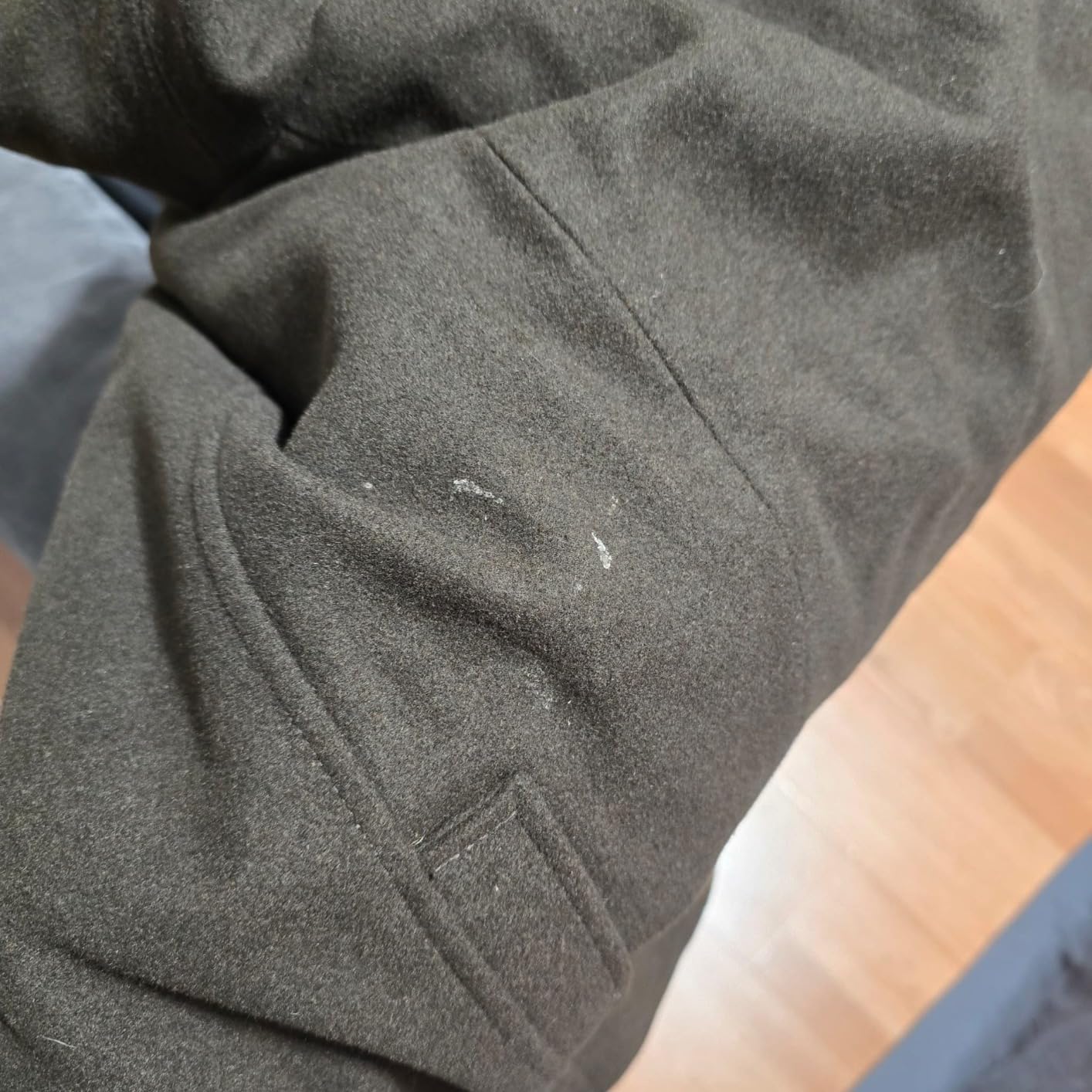 Kenneth Cole Men's Double Breasted Peacoat Coat customer photo 1