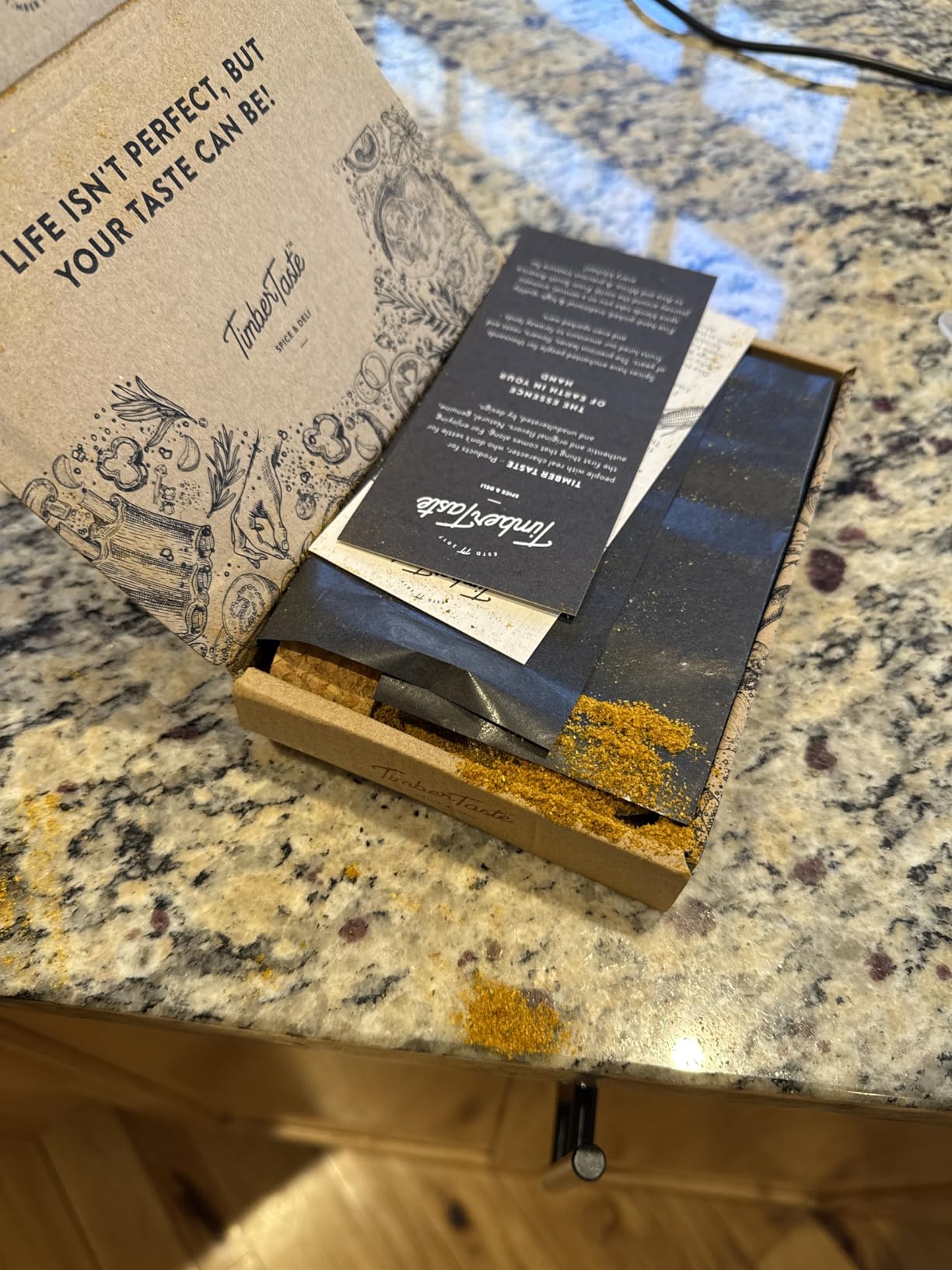TIMBER TASTE World Spice Sampler Set - 5 Exotic Blends Chimichurri Chakalaka Paella Tandoori Tzatziki | Mens Gifts Spice Gift Set Foodie Cooking Kit | Gourmet Basket - Birthday Gift for Him customer photo 2