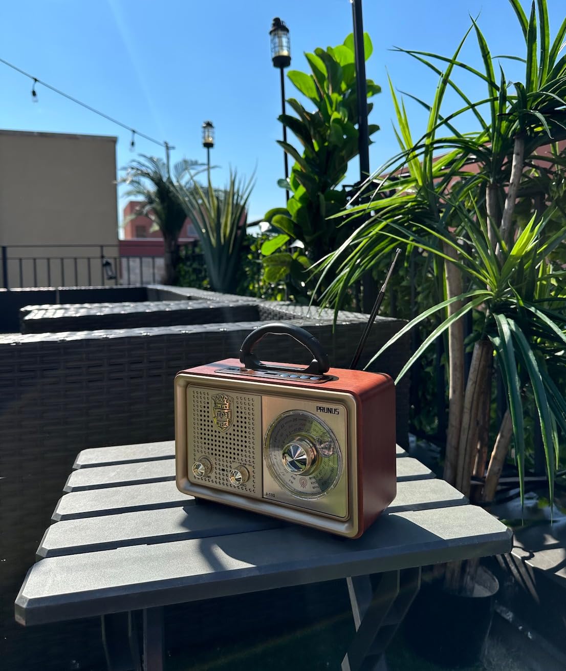 PRUNUS J-110 Radio Portable AM FM, Plug in Wall AC Power&Battery Operated customer photo 1