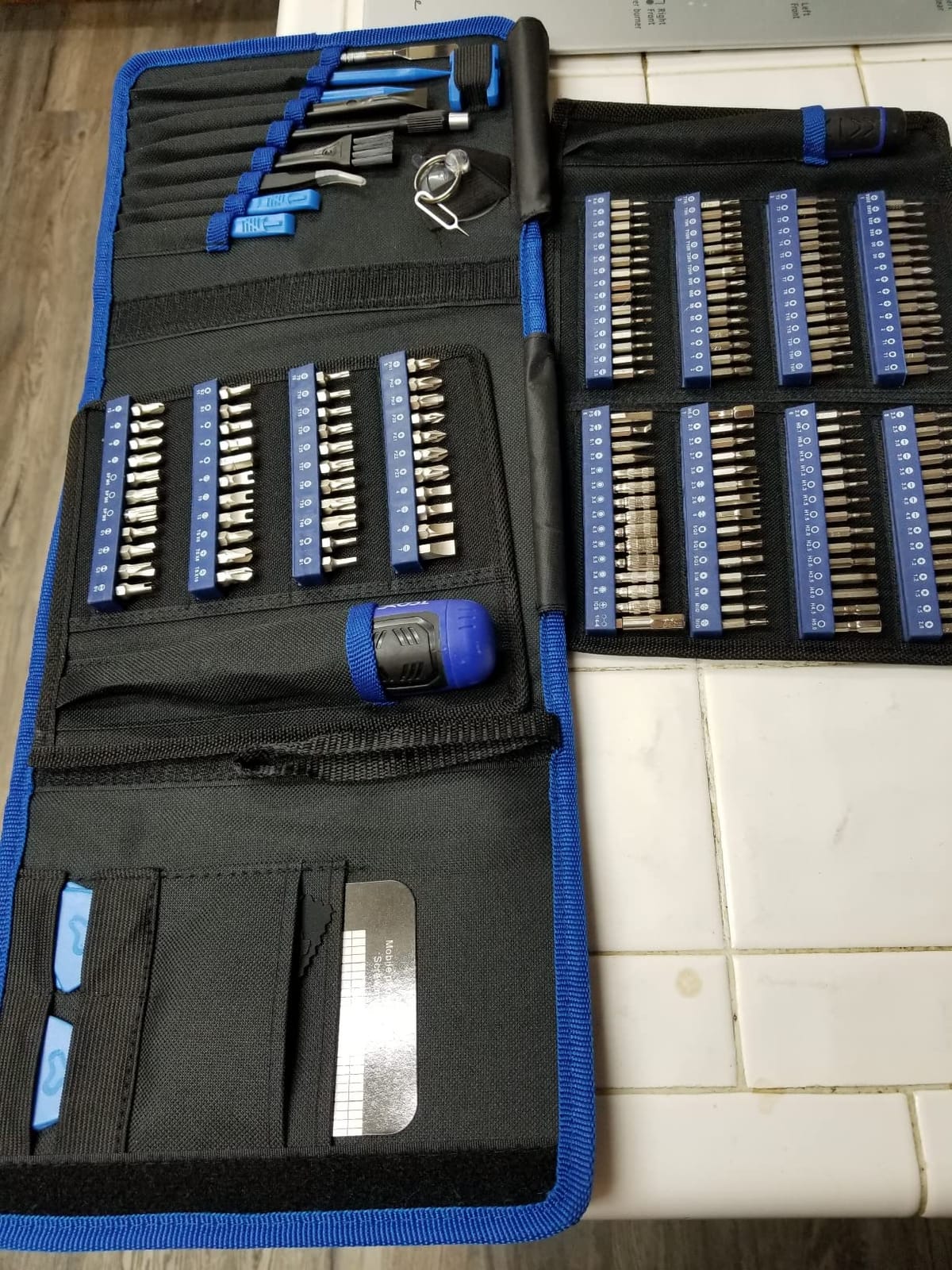 XOOL 200 in 1 Precision Screwdriver Kit, Electronics Repair Tool Magnetic Driver Kit customer photo 2
