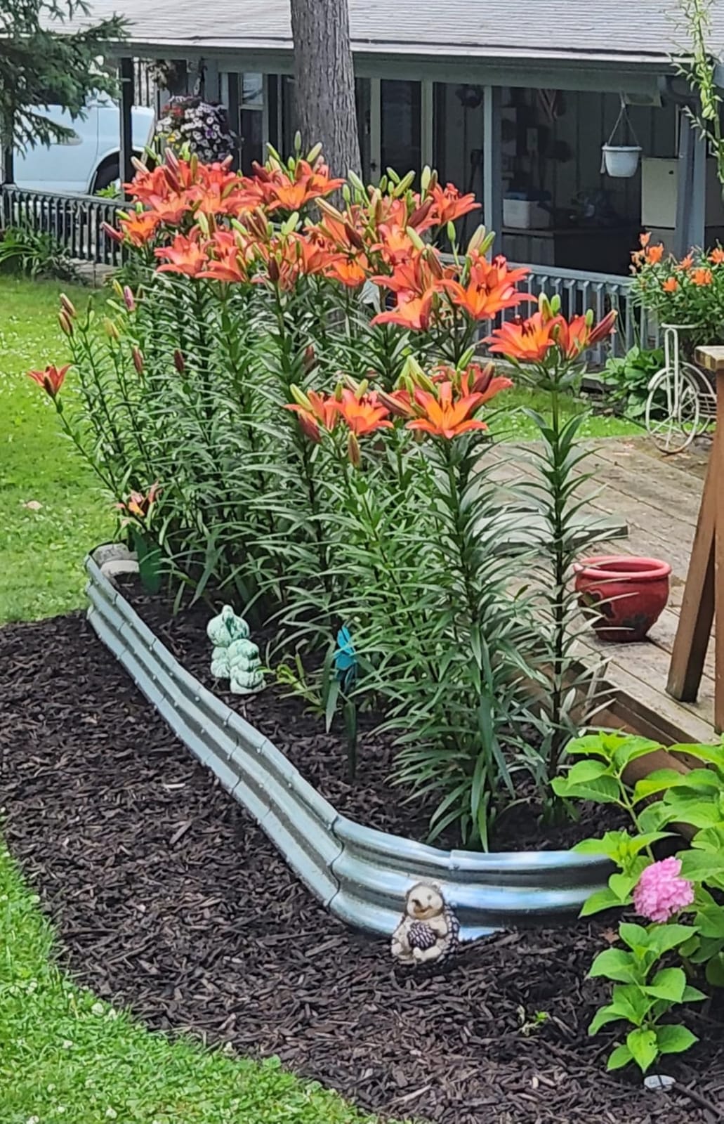 Land Guard 6ft Metal Raised Garden Bed,2 Pcs Galvanized Planter Raised Beds for Vegetables………… customer photo 2
