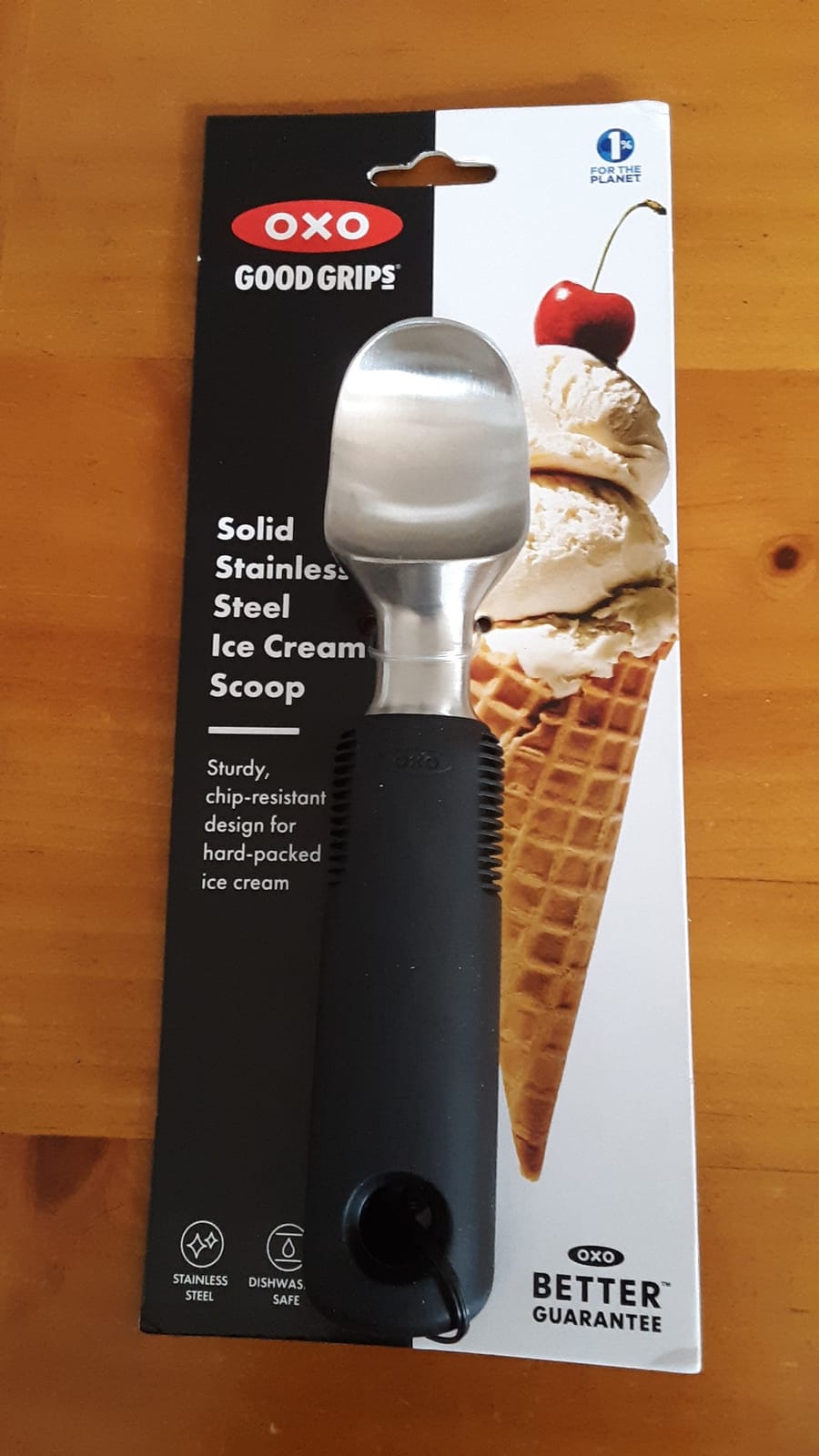 OXO Good Grips Solid Stainless Steel Ice Cream Scoop customer photo 2