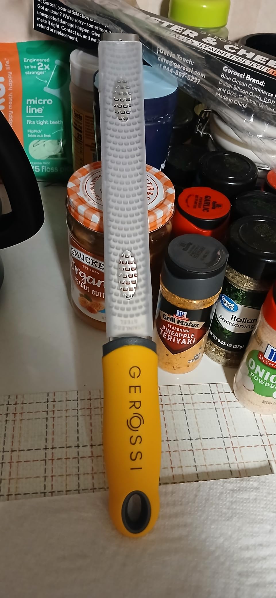 Stainless Steel Lemon Zester with Handle, Citrus Zester Grater for Cheese customer photo 1