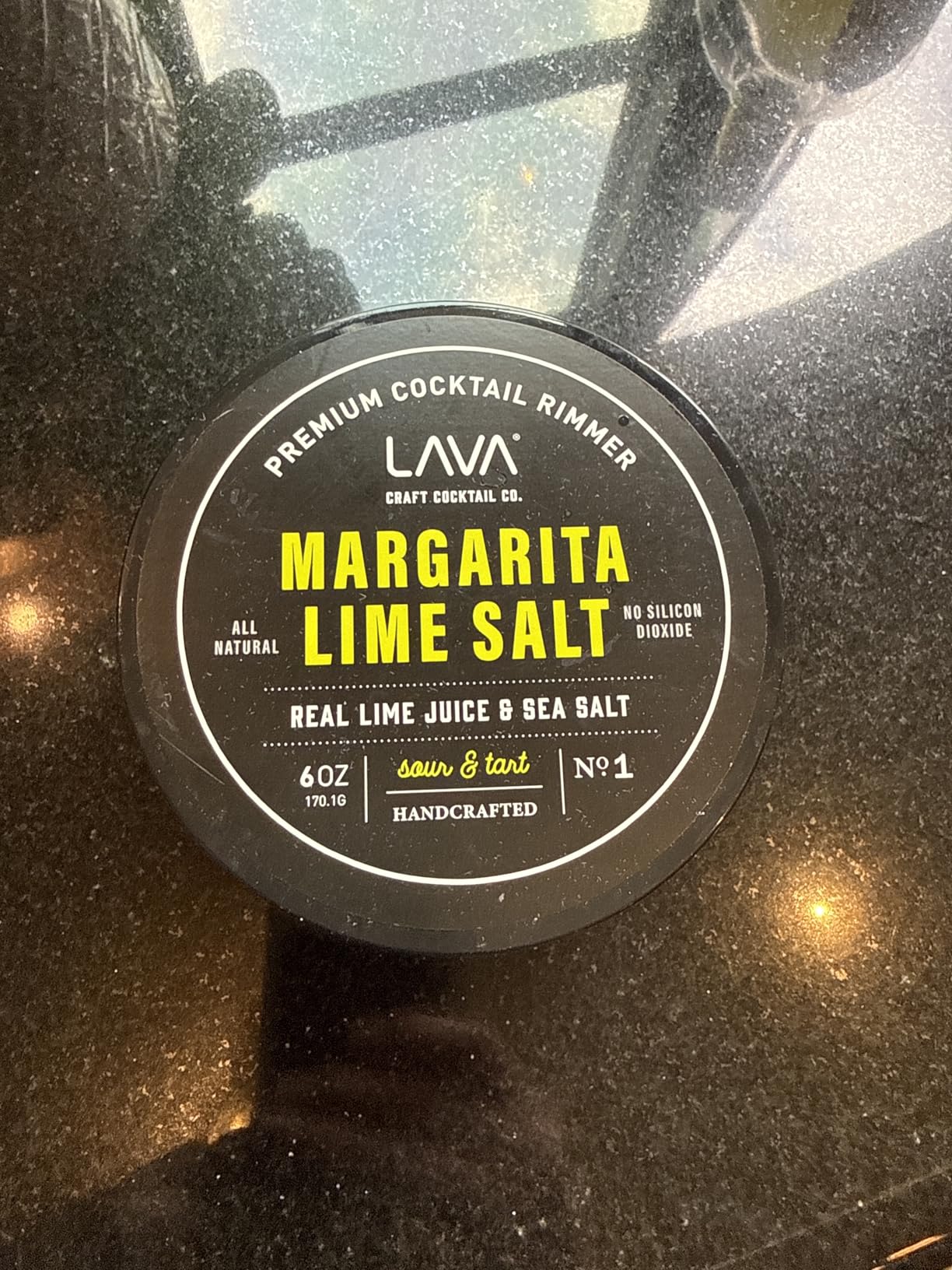 LAVA Premium Margarita Lime Sea Salt Cocktail Rimmer, All Natural Margarita Rimmer Sea Salt Rocks, Real Lime, Tart & Sour, No Silicon Dioxide, with Easy Screw-On Lid - 6oz customer photo 1