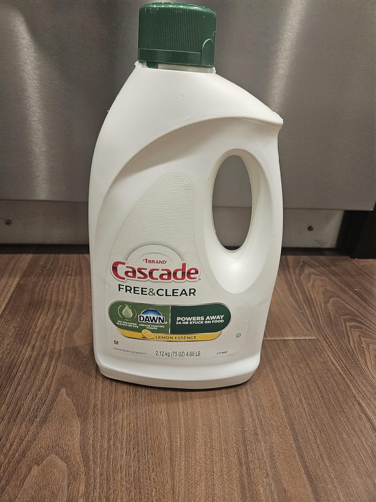 Cascade Free & Clear Dishwasher Detergent Liquid Gel, Dish Detergent, Dishwasher Soap, Lemon, 75oz customer photo 1