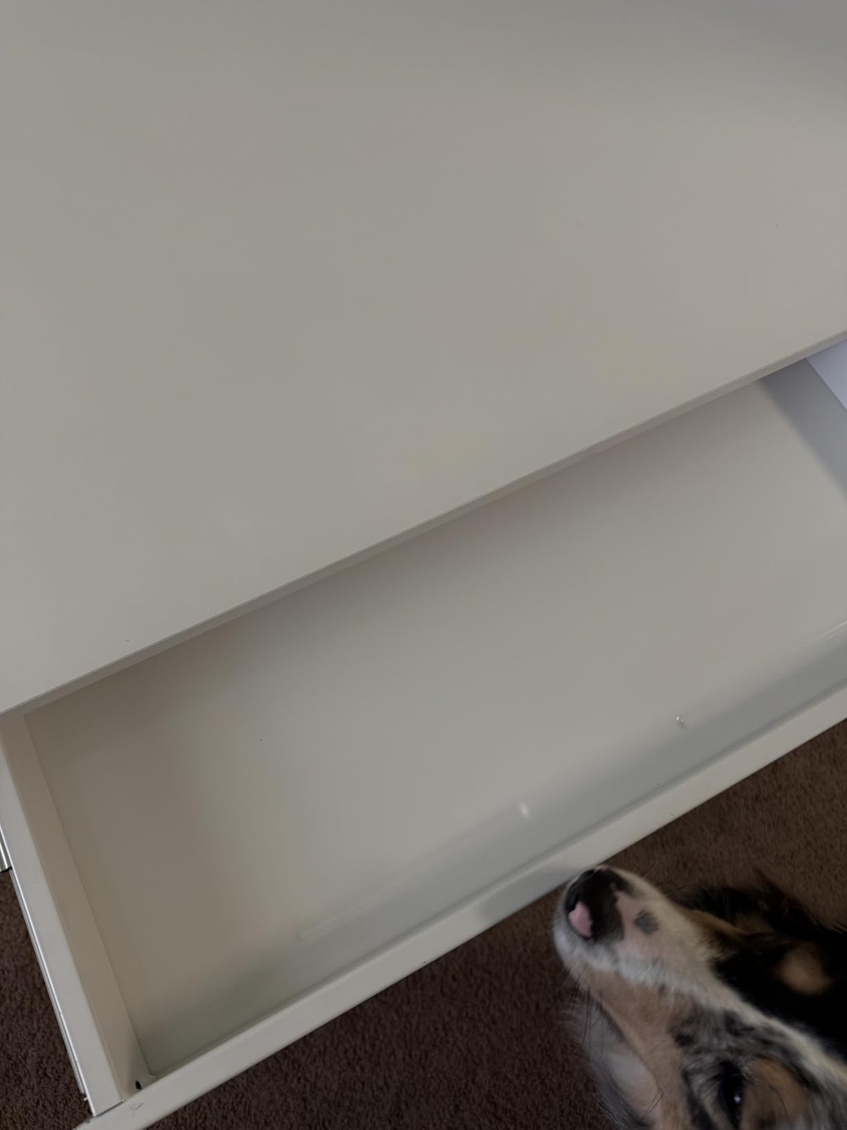 FLEXISPOT Comhar 48 Electric Standing Desk with Drawers, USB Charging Ports, Quick Assembly, Height Adjustable Sit Stand Computer Desk with Child Lock for Scandinavian Home Office, Maple customer photo 1