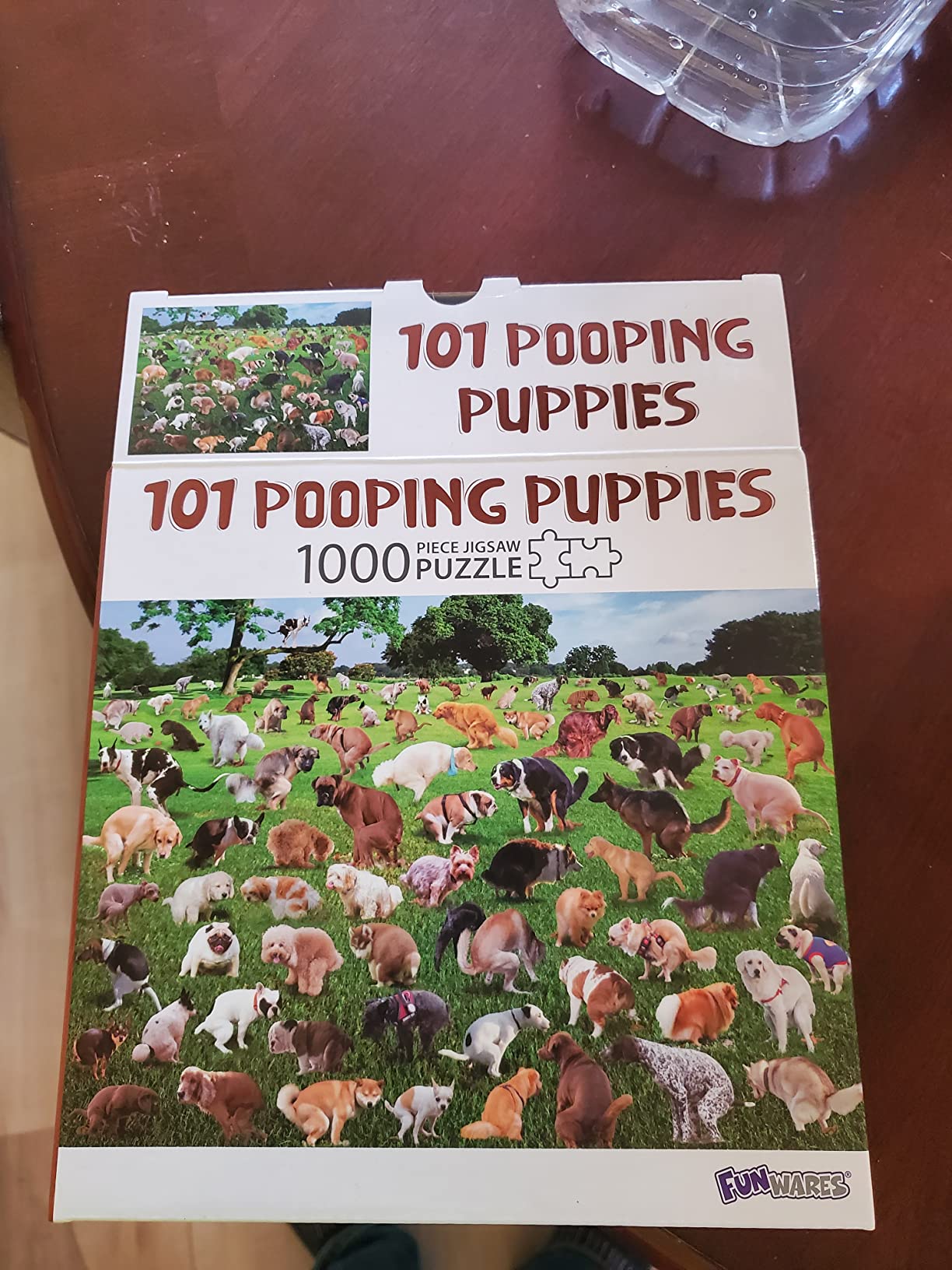 Funwares 101 Pooping Puppies Puzzle, 1000 Piece Jigsaw, Dog Lover Gag Gift customer photo 1