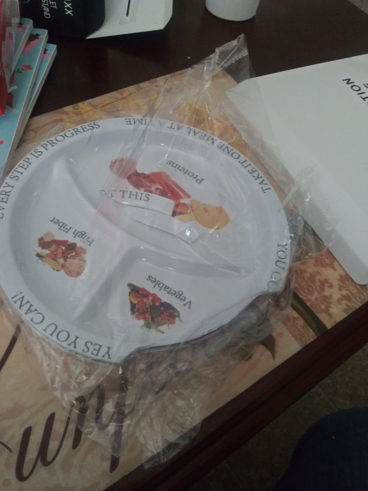 Bariatric Portion Control Divided Plates for Weight Loss - 2 Pack customer photo 1