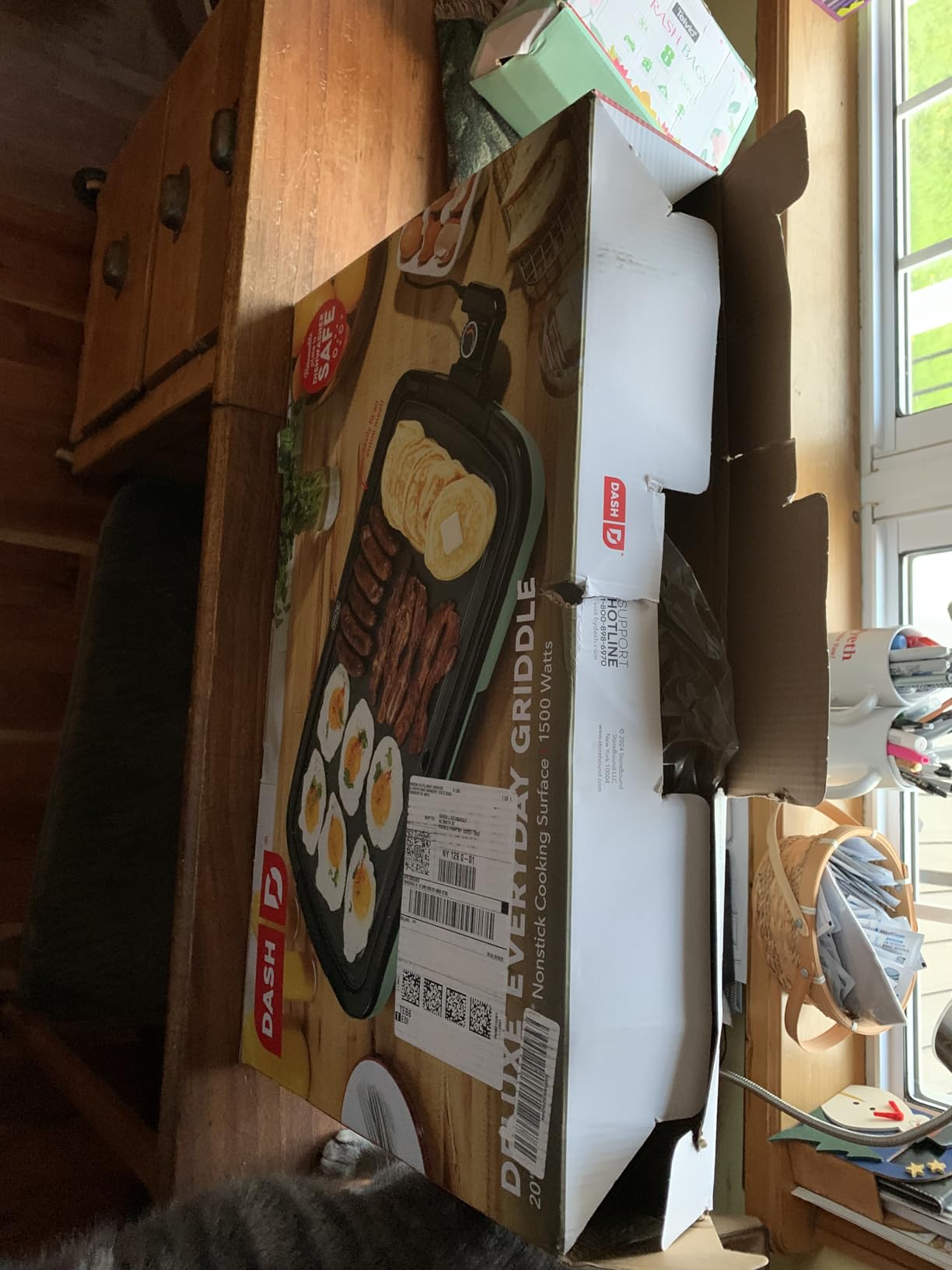 Dash Deluxe Everyday Electric Griddle, Removable Nonstick Plate, Black customer photo 1