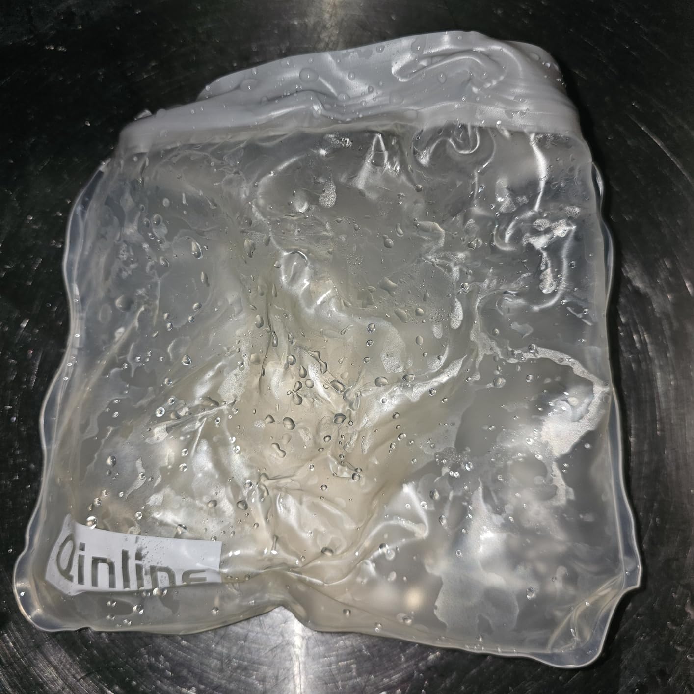 Qinline Reusable Food Storage Bags - 24 Pack Freezer Bag, Reusable Bags, Extra Thick Leakproof Lunch Bag customer photo 2