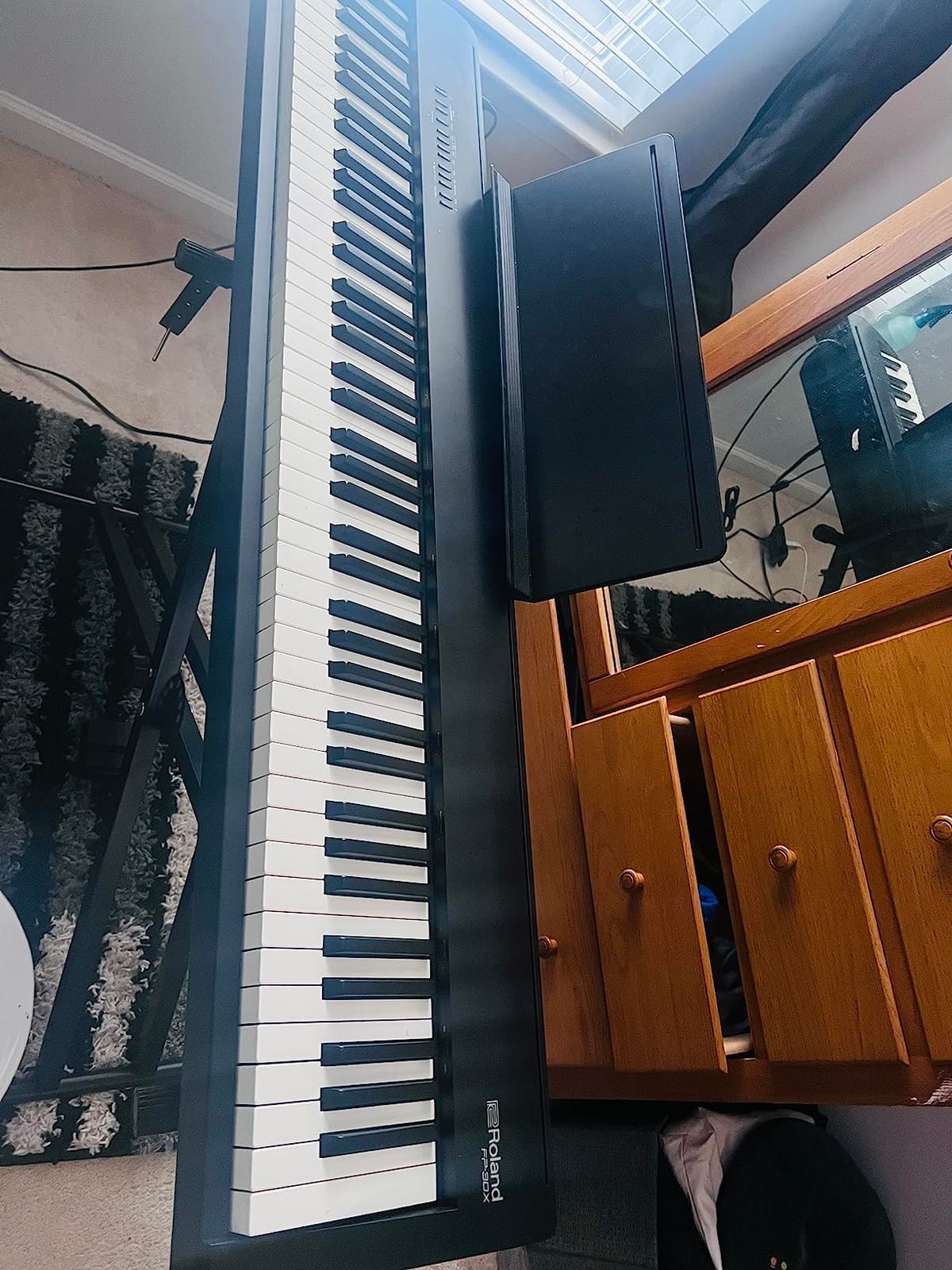 Roland FP-30X 88-Note Digital Piano, Black | SuperNATURAL engine with 88 weighted keys and PHA-4 keyboard customer photo 1