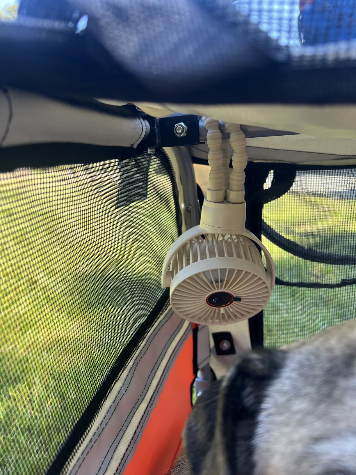 Sepnine 2 in 1 Pet Bicycle Trailer with a 6