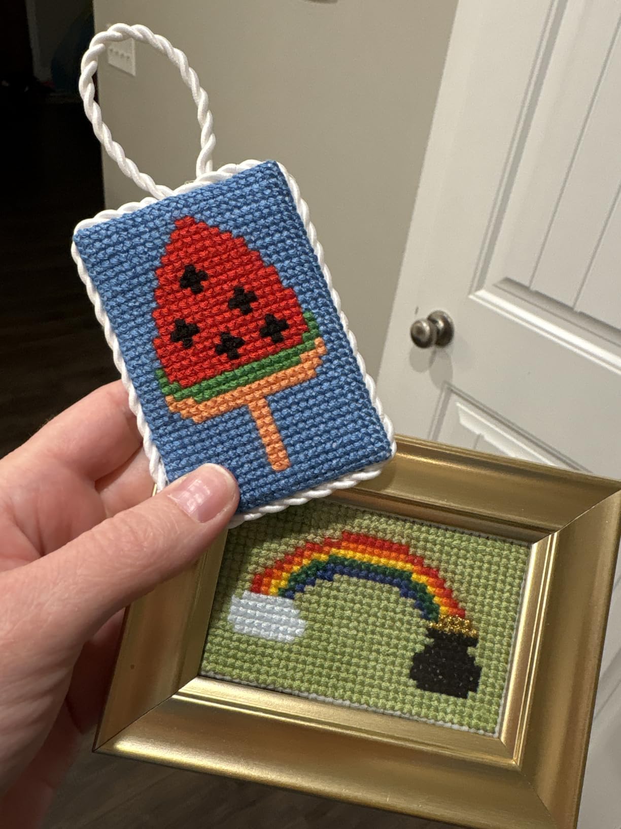 Pllieay Cross Stitch Beginner Kit for Kids 7-13 for Crafts, Christmas Gift customer photo 2