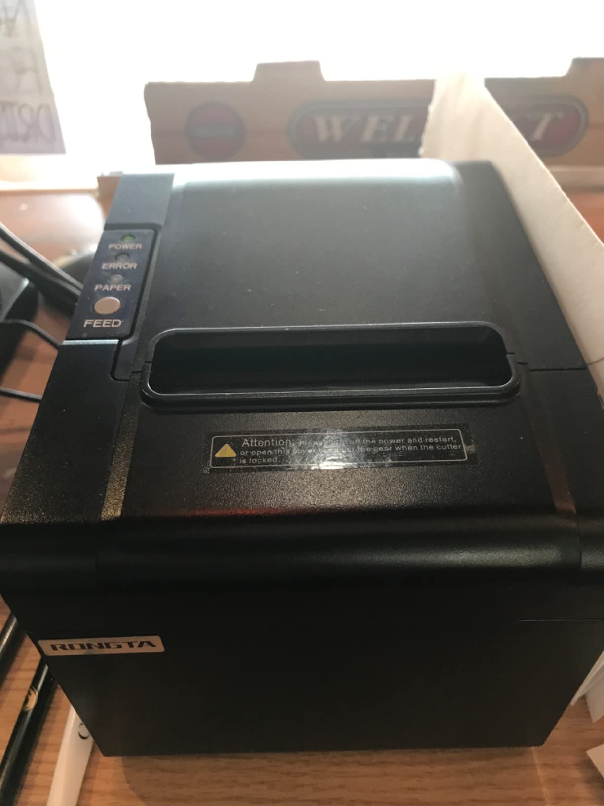 Rongta POS Printer, 80mm USB Thermal Receipt Printer,Black customer photo 2