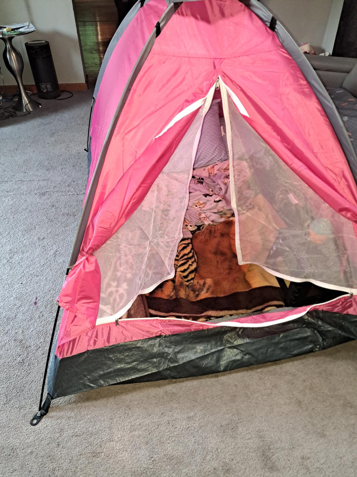 2 Person Camping Tent with Rain Fly and Carrying Bag - Lightweight Outdoor Pop Up Tents for Camping Essentials, Music Festivals, Backpacking, Hiking, or Beach Shelter by Wakeman Outdoors customer photo 2