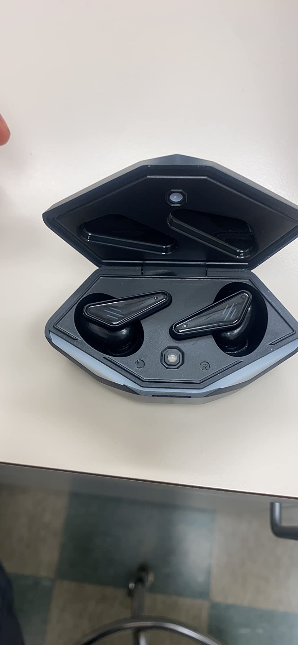 Wireless Gaming Earbuds, 65ms Low-Latency Bluetooth V5.0 Earphones, 3-Hole Noise Reduction Headphone, Dual-Mode TWS in-Ear Earbuds for Call of Duty Gamers, Black-K5S Game Earphone, K55 customer photo 2