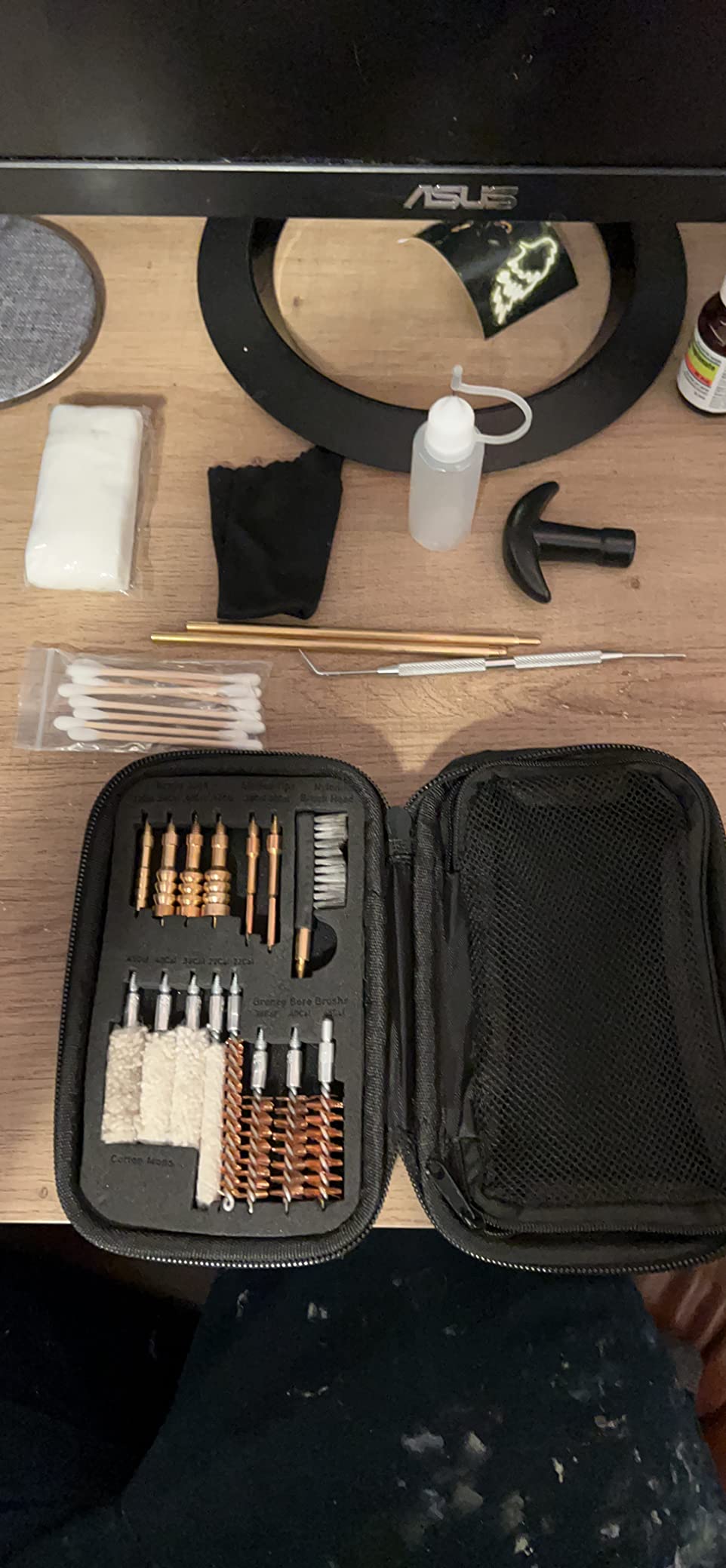 Gun Cleaning Kit Universal Handgun Cleaning Kit 25 in 1 Pistol Cleaning Kit for .22 .357/.38/9mm .40 .45 Caliber Gun Brush Tools Gun Accessories customer photo 2